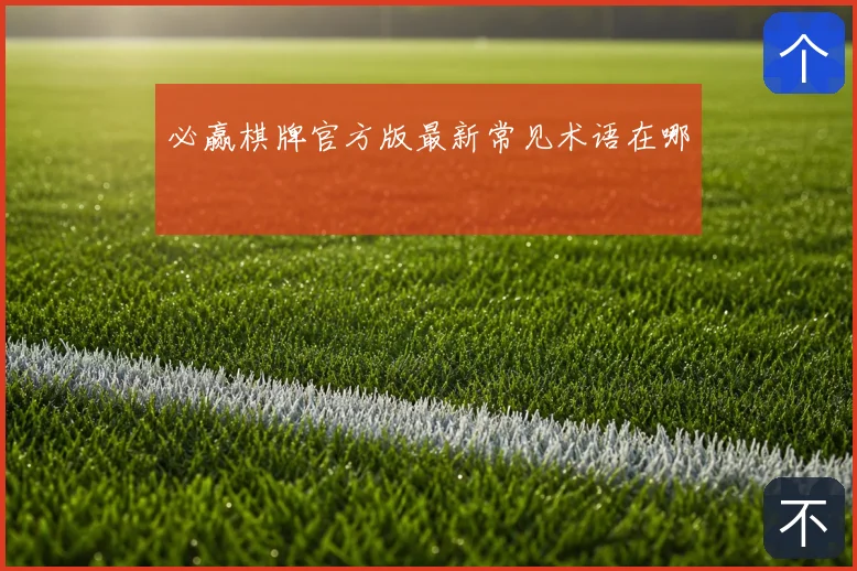 必赢棋牌官方版最新常见术语在哪