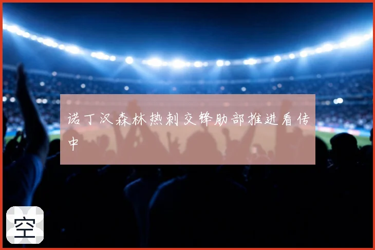 诺丁汉森林热刺交锋肋部推进看传中